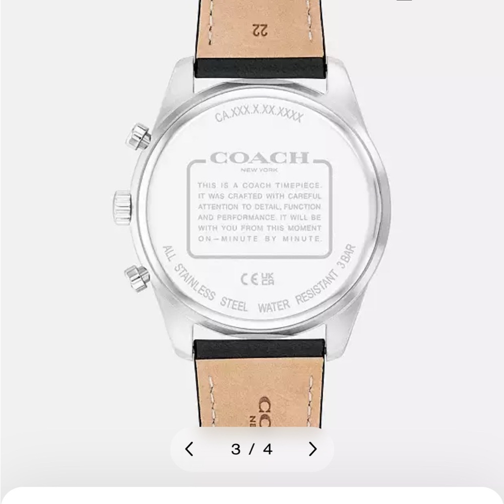 NWT COACH Cole Watch - Picture 12 of 13